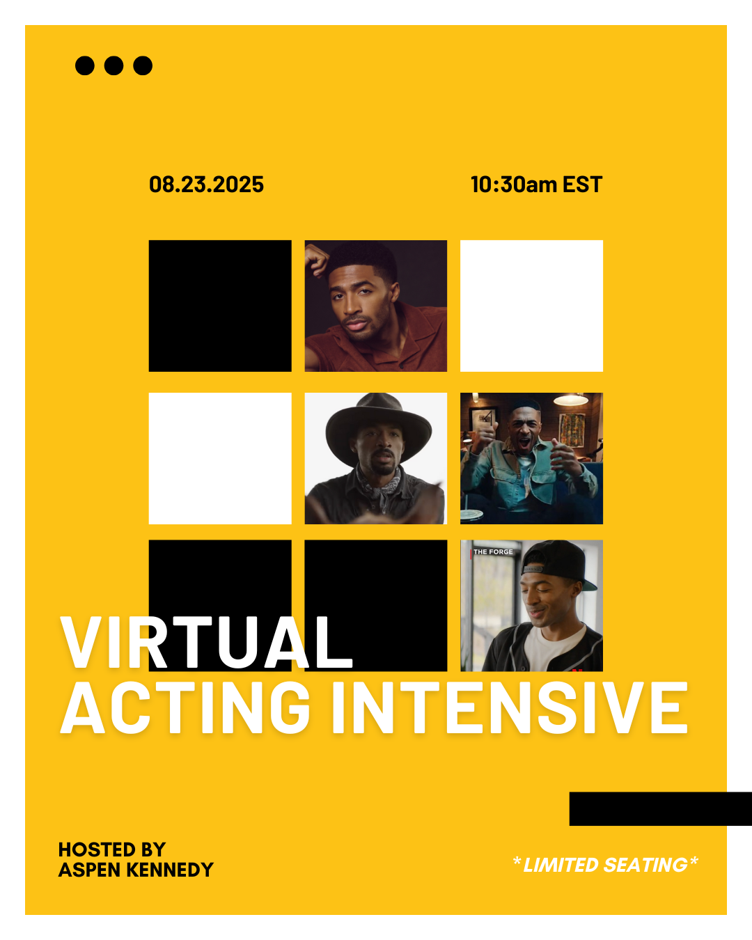 Virtual Acting Intensive Ticket